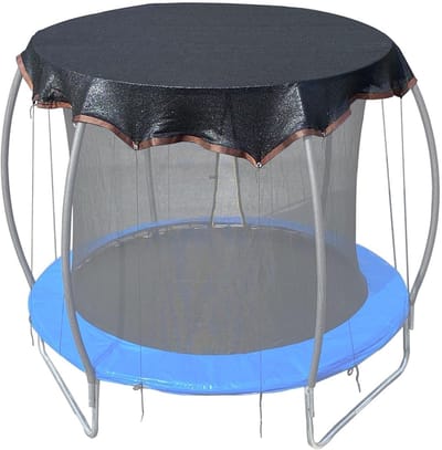 Trampoline Schaduwhoes - Zonnedak Beschermhoes - Buiten Spelen - Gereedschapsvrije Montage - 35 meter - Zwart