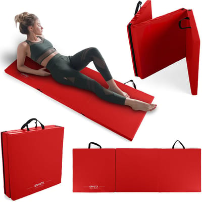 Gymtek® Opvouwbare Turnmat, Sportmat, Gymmat, Trainingsmat, Gymnastiekmat - 180x60x5 cm - Gymnastiek, Yoga, Judo, Karate, Fitness, Pilates, Vechtsporten