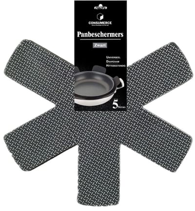 Consumerce® Pannenbeschermers Vilt - Set 5 Stuks - Pannenonderzetter