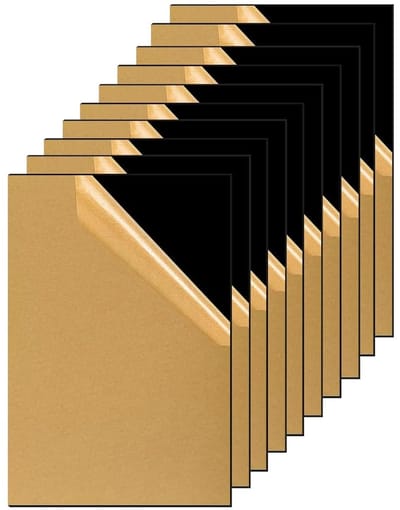Acrylaatplaten A6, 1 mm dik, Set van 10 voor DIY-projecten, schilderen en interieurdecoratie