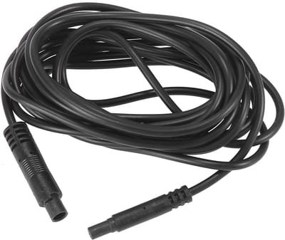 Dailygoods- Dashcam Verlengkabel 3 Meter - Mannelijk/Vrouwelijk 4-pins - Eenvoudige Installatie - Geschikt voor Achteruitrijcamera - Zwart PVC - Camera Verlengkabel