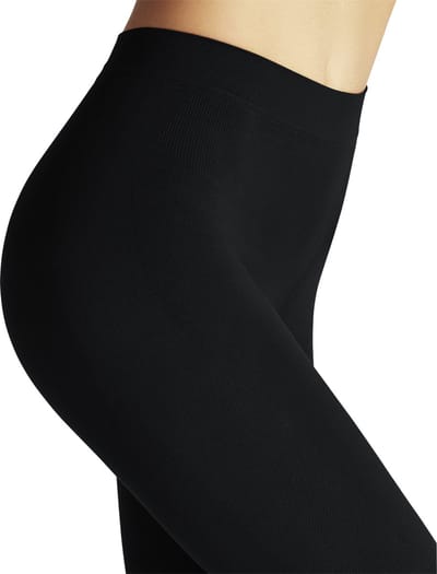 FALKE Seamless Shaping eenkleurig materiaal legging dames zwart - maat L 44-46