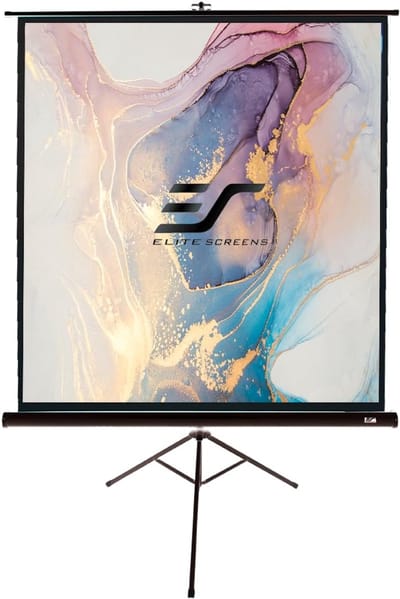 Projectiescherm Statief - Mobiel Canvas - Presentaties Geven - Zwart Afdekking Contrast - 254 cm Diagonaal - Zwart