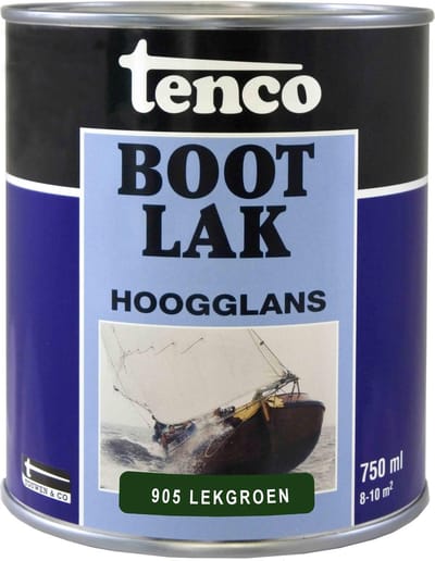 Tenco Houtlak Bootlak - Hoogglans - Lekgroen - 0,75l