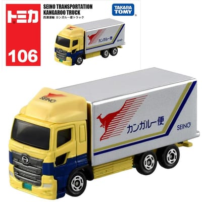 Takara Tomy Tomica Nr. 106 Seino Transport Kangoeroe Postwagen Auto Legering Motorvoertuig Diecast Metalen Model Kinder Speelgoed Jongens gray