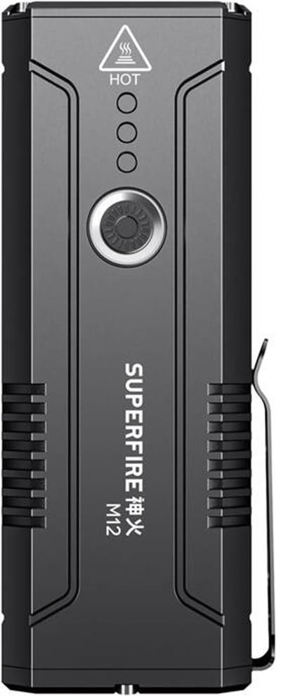 Superfire M12 Zaklamp - 8000 lumen - 300 meter bereik - IPX6 waterbestendig