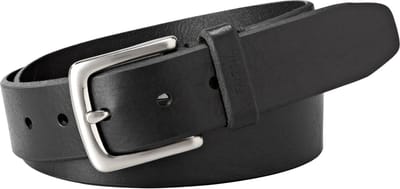 FOSSIL Leren Riem Joe Belt W105 Black Zwart