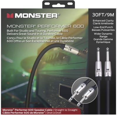 Monster Cable Performer 600 Jack Speakerkabel 9 Meter 600585