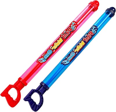 Water Spuit Speelgoed - Zomer Speelgoed - Buiten Spel - Kindvriendelijk Ontwerp - 60 cm - Blauw Rood