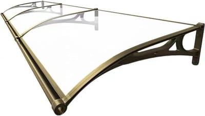 Deurluifel Buiten - Veranda Luifel - Waterdichte Bescherming - Eenvoudige Installatie - 100 cm