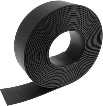 Rubber Band 50 x 3mm x 3m, Platte Sealing Mat, Neopreen Antislip Plaat in Zwart voor Diverse Toepassingen