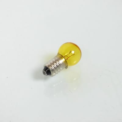 gele lamp 12v 6w schroeflamp e10 lampvoet voor bromfiets motorfiets cyclo