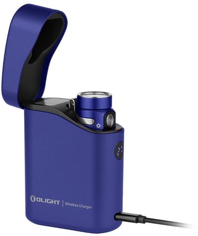 OLight Baton 4 Premium Edition (Regal blue) Baton 4 Premium Edition (Regal blue) Zaklamp LED Met USB-poort 1300 lm