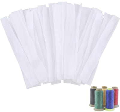 Dailygoody - Draadnet Spoelbeveiligers - Cosmetische Make-up Borstels - Beschermende Mesh - Wit - Naai- Quilt- en Borduurmachines - 100 Stuks - P