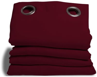 MOONDREAM DecibelControl™ 3in1 Anti-Ruisgordijn | Geluidsisolatie | Thermo Winter+Zomer | 100% Verduisterend | Gepatenteerde Technologie | EU-fabricaat | Oogjes | Rood MC330 | 140B x 260L cm