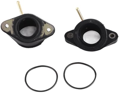 JHUBERS - Carburateurinterface-adapter - Rubber - Zwart - O-ring inbegrepen - Geschikt voor XV400 XV500 XV535