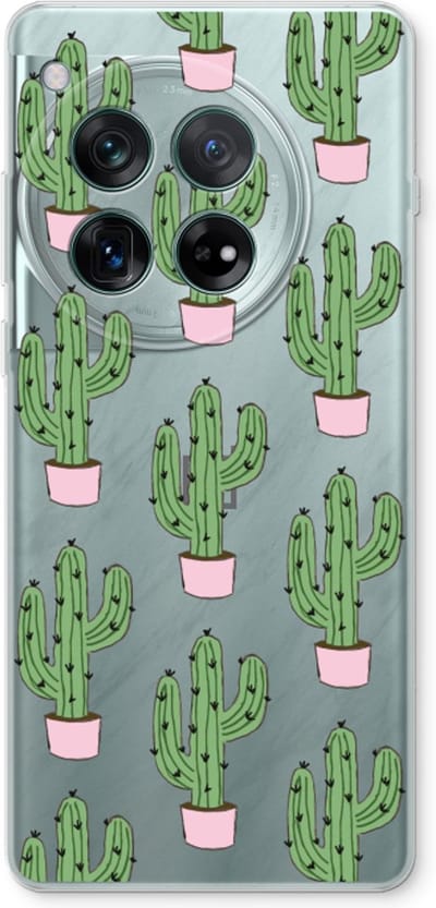 Case Company® - Hoesje geschikt voor OnePlus 12r hoesje - Cactus Lover - Soft Cover Telefoonhoesje - Bescherming aan alle Kanten en Schermrand