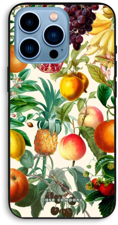 Case Company® - Hoesje geschikt voor iPhone 13 Pro Max hoesje - Classic Flora - Biologisch Afbreekbaar Telefoonhoesje - Bescherming alle Kanten en Schermrand