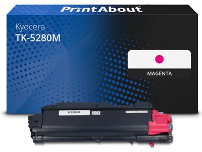 PrintAbout huismerk Toner TK-5280M Magenta Geschikt voor Kyocera