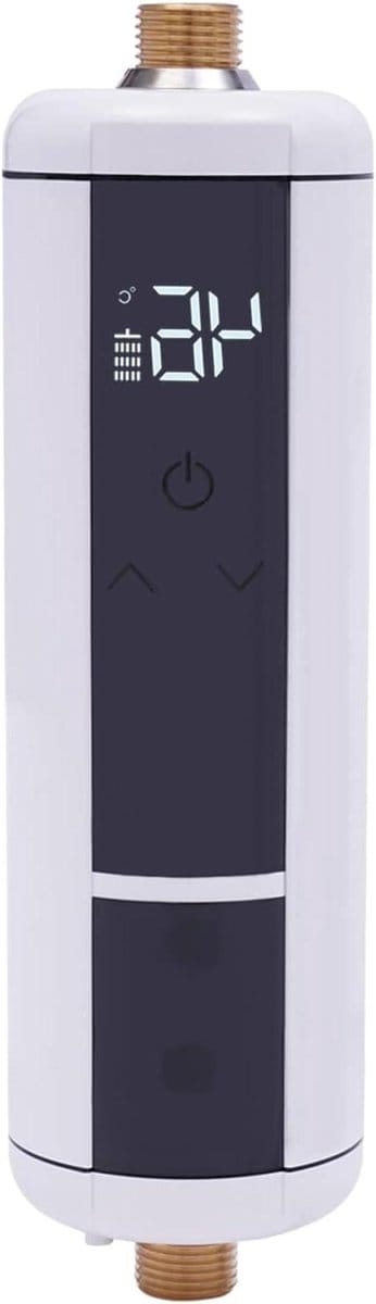 Elektrische Waterverwarmer - Directe Boiler Keuken - Snel Warm Water - Instelbare Temperatuur - 3500W - Zwart Wit