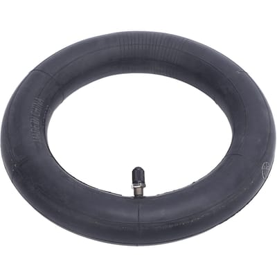 10x2 Scooter Opblaasbare Binnenband Rubber Binnenband Vervanging met Recht Ventiel voor 10 Inch black