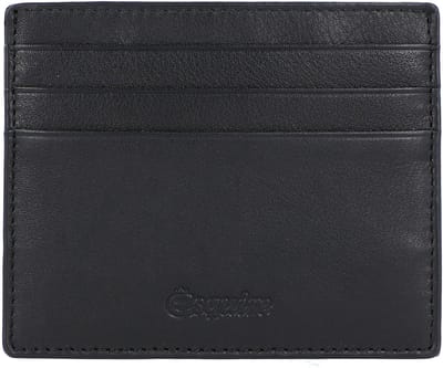 Esquire Oslo creditcard etui RFID leer 10 cm - 6 Sleuven - schwarz