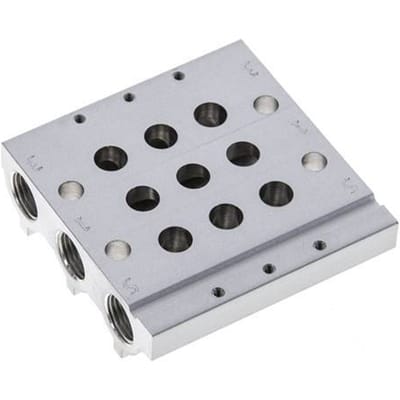 G1/8'' Manifold 3-Stations Festo 566559 VABM-L1-10S-G18-3