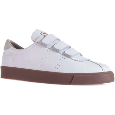 Superga Volwassen 2870 Sport Club S Leren Trainers met Contrast Detail ()