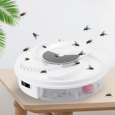 Piège à mouches électrique anti-insectes, anti-insectes, anti-insectes et anti-nuisibles rotatif, non toxique avec piégeage de A188