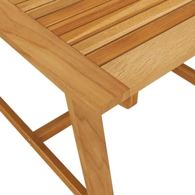 Eettafel Acaciahout - Houten Tafel - Binnen en Buiten - Massief Hout - 88 x 88 x 74 cm - Bruin