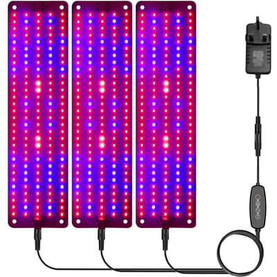 Full Spectrum LED Plantengroeilichtbord Supplementlicht voor Zaailingen Veg Bloei Succulenten One Drag Three UK Plug
