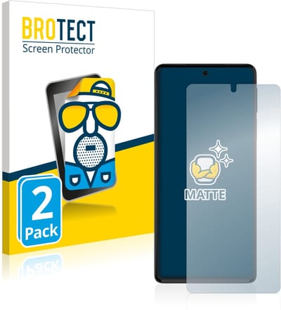 BROTECT - Screenprotector voor Motorola Edge 30 Pro - Folie Beschermfolie matte 2 Stuks
