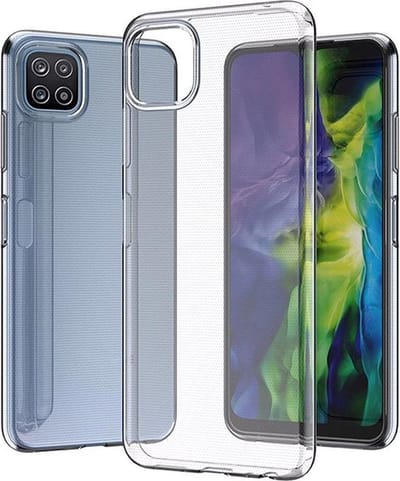 Siliconen back cover case - Geschikt voor Samsung Galaxy A22 5G - Transparant