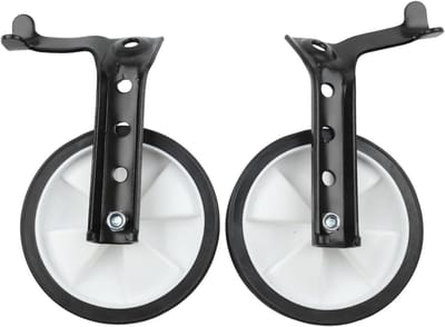 Fiets Stabilisatoren Set - Oefenwielen - Fietsen Leren - Verstelbare Pasvorm - 16-24 Inch - Zwart