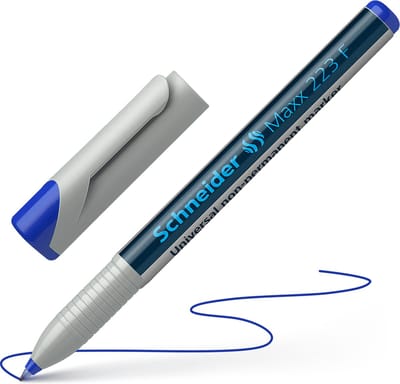 Schneider universele non-permanent marker - Maxx 223 - F - blauw - S-112303