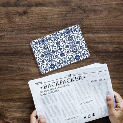 Apple iPad Mini 4 | Mini 5 (2019) Siliconen Hoesje Flower Blue