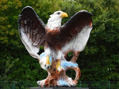Adelaar met Gespreide Vleugels - 55 cm - Polystone