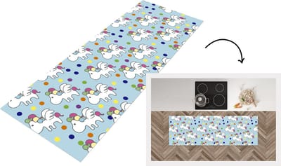 Keukenloper - Loper keuken - Unicorn - Patronen - Kind - 150x50 cm - Keukenloper vinyl