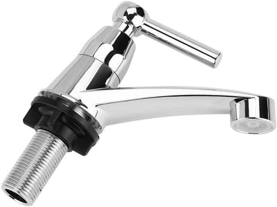 Inovra Plus - Waterkraan Enkele Koude Kraan G1/2 voor Badkamer en Keuken - Nozzle Accessoire met ABS - Handgreep - Wastafel en Wasbak - Rest Kamer Accessoires