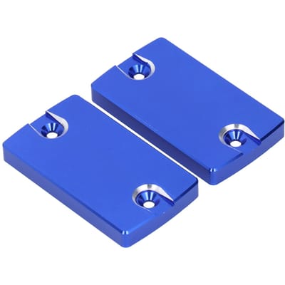 Paire de Couvercles de Réservoir de Liquide de Frein Avant Gauche Droit pour Suzuki Hayabusa GSX1300R GSX1400 DL1000 Bleu bleu