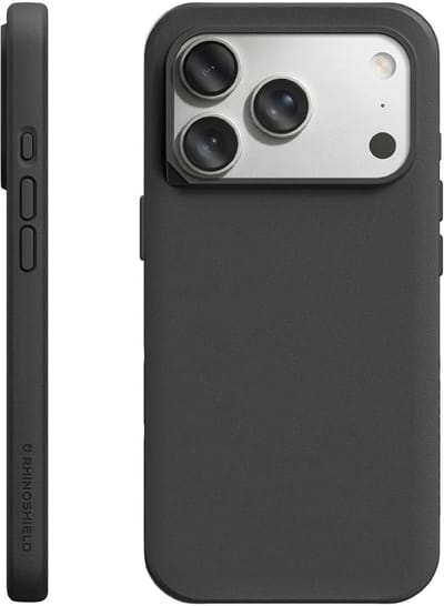Rhinoshield, Hoesje geschikt voor iPhone 17 Pro - SolidX Series 3.5m Valbescherming MIL-STD 810G Gecertificeerd, Zwart