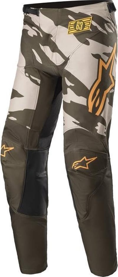 Alpinestars Racer Tactical Military Zand Camo Mandarijn Broek - Broek
