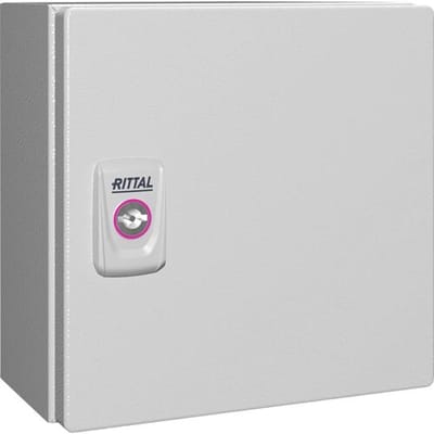 Rittal KX 1549.000 Installatiebehuizing, Wandbehuizing 120 x 200 x 200 x 120 Plaatstaal Grijs-wit (RAL 7035) 1 stuk(s)