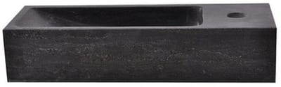 AquaVik Fontein Sten Rechts 38 x 14 x 8 cm Hardsteen Gezoet