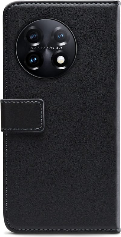 Mobilize Telefoonhoesje geschikt voor OnePlus 11 Hoesje | Mobilize Classic Gelly Wallet Bookcase Portemonnee | Pasjeshouder voor 2 Pasjes | Telefoonhoesje voor Pinpas / OV Kaart / Rijbewijs - Zwart
