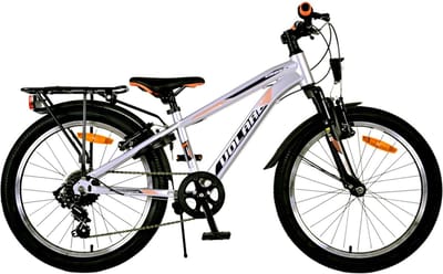 Volare Cross Kinderfiets - Jongens - 20 inch - Zilver - 6 versnellingen
