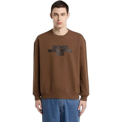 sweatshirt met labelprint model 'TORREY'