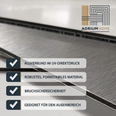Aluminium Composiet Plaat - Kunstprint Wanddecoratie - Interieur Ontwerp - Hoge Stabiliteit - 30 x 50 cm - Abstract