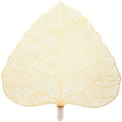 1 pièce infuseur à thé en acier inoxydable forme feuille filtre à thé Bodhi infuseurs à thé Kung Fu Accessoire feuilles évidées passoire Articles pour boire doré