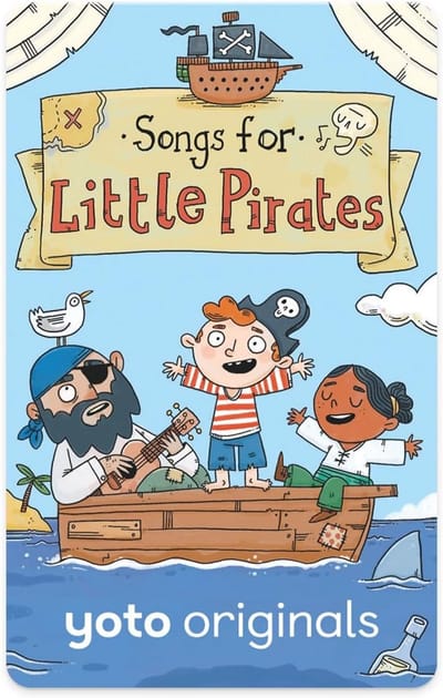 Muziekkaart Kinderen: Zing Mee met Piratenliedjes - Educatief en Schermvrij Luisterplezier voor de Audio Speler